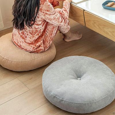 Inyahome Large Floor Cushions Round Seating Pillow for Adults Kids Tufted Thick Meditation Cushion for Yoga Living Room Tatami