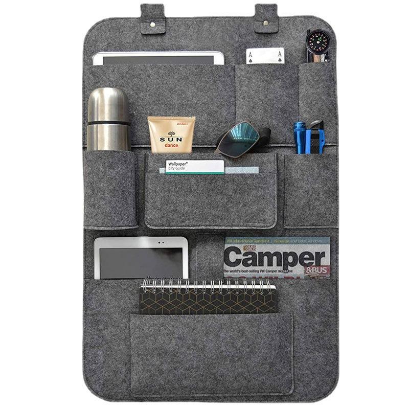 Car Back Seat Organiser Multi Pocket Interior Storage Bag Backseat Protector