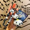 Panda Stylish Baby Bumper Car Keychain Perfect For Bags And Car Keys Silicone Accessory