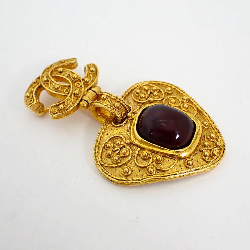[Pre-owned] CHANEL Colored Stone Brooch/j74-40