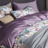 Egyptian Cotton Bed Linen Sheets, Bedding Sets, Duvet Cover, Flower Print, Pastoral Princess Bedspreads