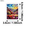 10 30 50Pcs Cartoon Oil Painting Landscape Stickers Book Diy Skateboard Toys Guitar Luggage Suitcase Decoration Graffiti Sticker