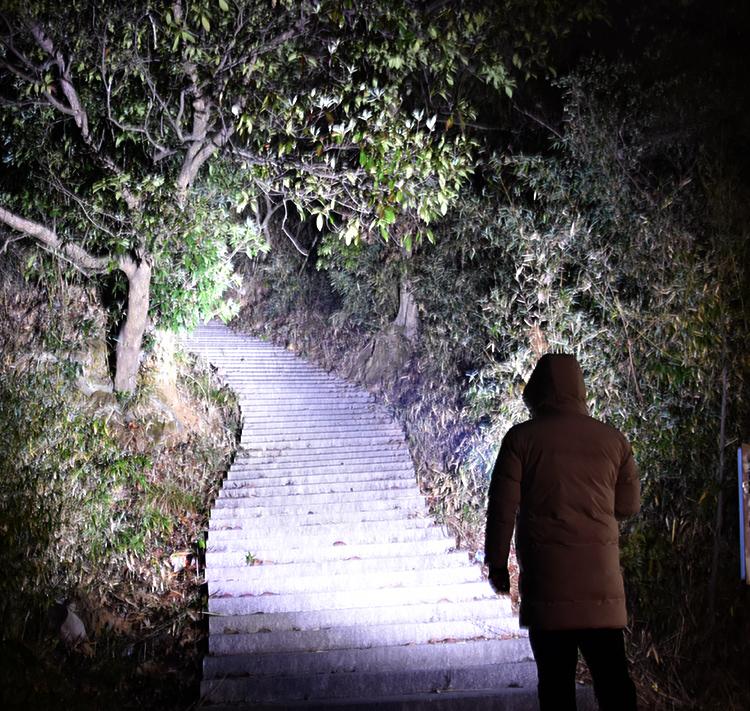 Flashlight With Buzzer Alarm Side LED Red SOS Light Handheld Flashlight ABS Plastic Aluminium Alloy Emergency Hiking Torch