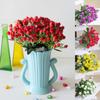 Heads Artificial 36 Silk Rose Flowers Bunch Bouquet Wedding Home Grave Decor
