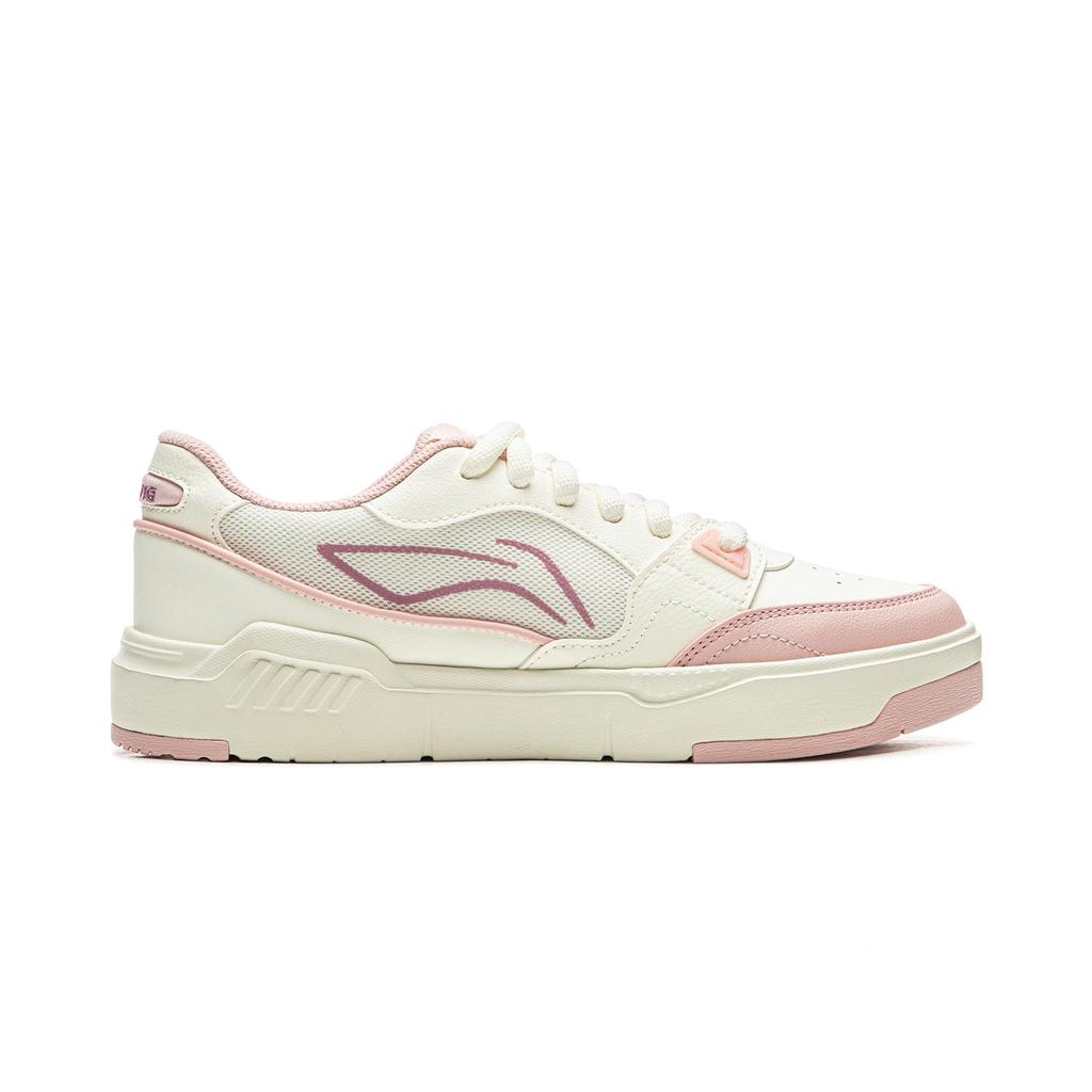 Women's Sneakers Li-Ning Sports Life Collection Skate Shoes Women's Low-top Mother Of Pearl White/Frosting