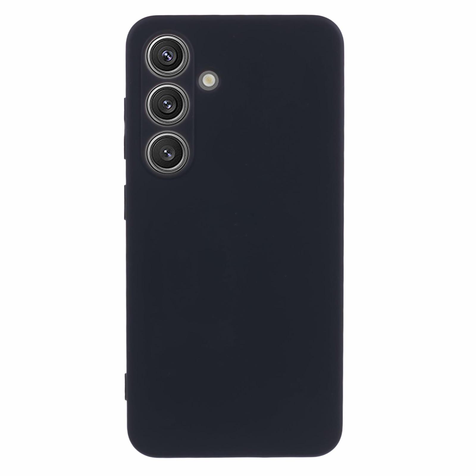 

X-LEVEL For Samsung Galaxy S24 TPU Case Flexible Ultra Slim Phone Cover Liquid Silicone Texture Black