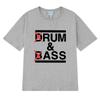 Hot Sale Funny Drum And Bass Print T Shirts Unisex Rum And Ass Lovers Jokes Short Sleeve T-shirt Men Women 100% Cotton Clothing
