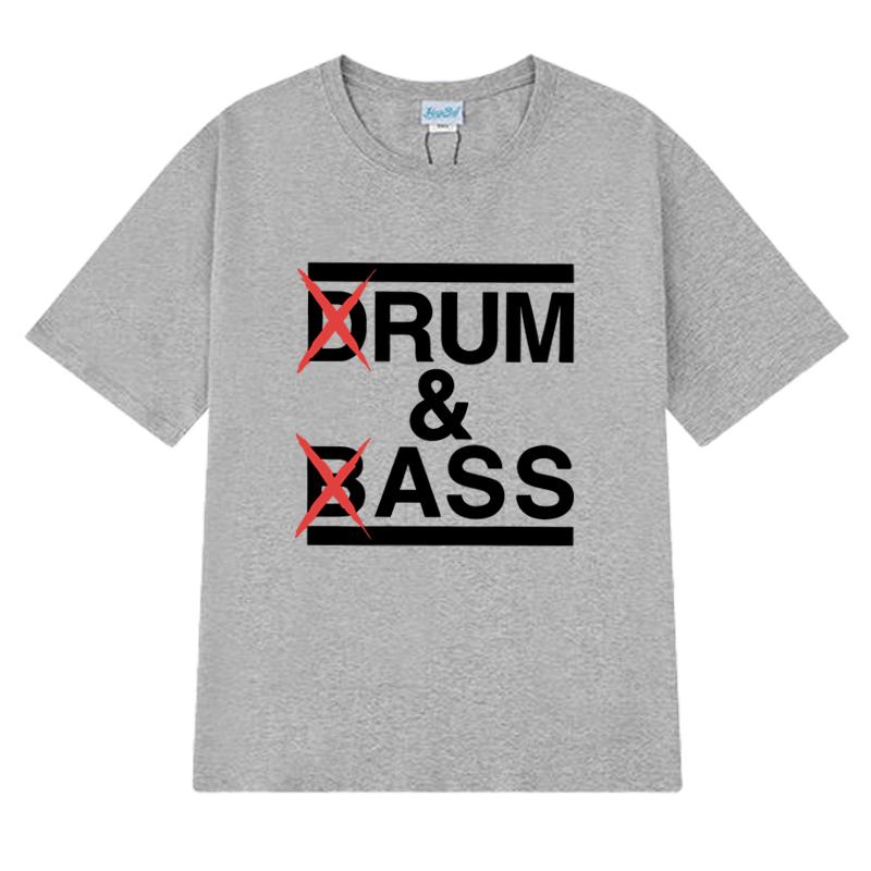 Hot Sale Funny Drum And Bass Print T Shirts Unisex Rum And Ass Lovers Jokes Short Sleeve T-shirt Men Women 100% Cotton Clothing