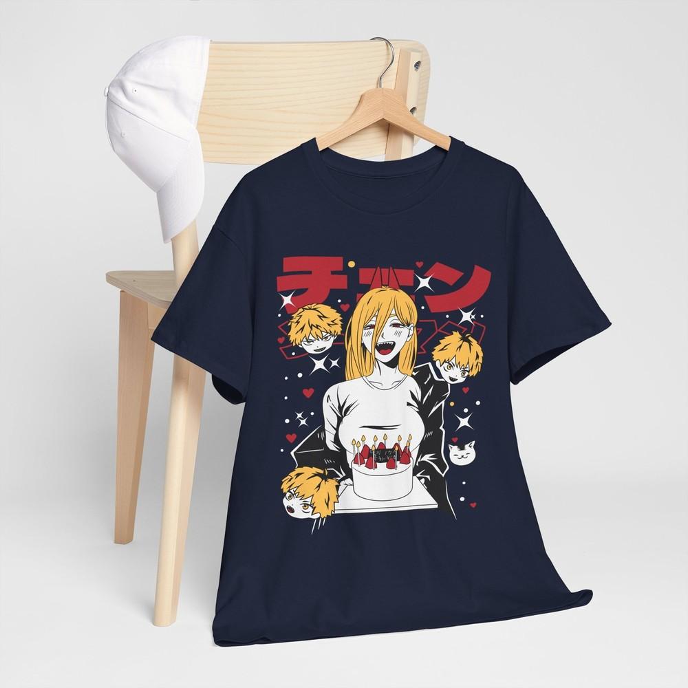 Chainsaw Unisex TShirt Denji Power Chainsaw Unisex Horror Anime CSM Shirt All Size M
