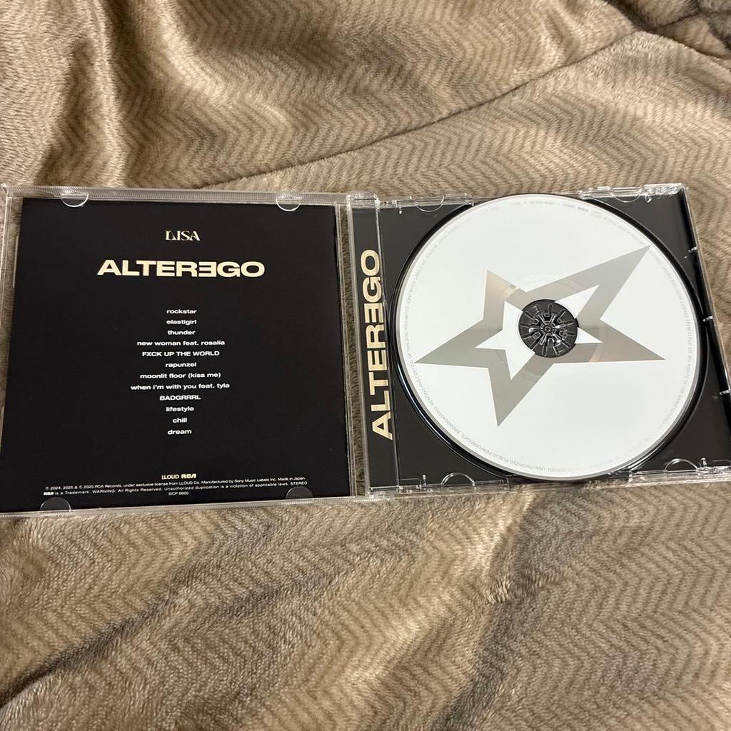 [USED] BLACKPINK Lisa Solo Album Japan Limited Edition ALTEREGO