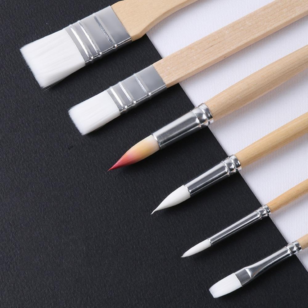 Art Paint Watercolor Gouache Oil Brush Set Professional Nylon Hair Brushes  Artist