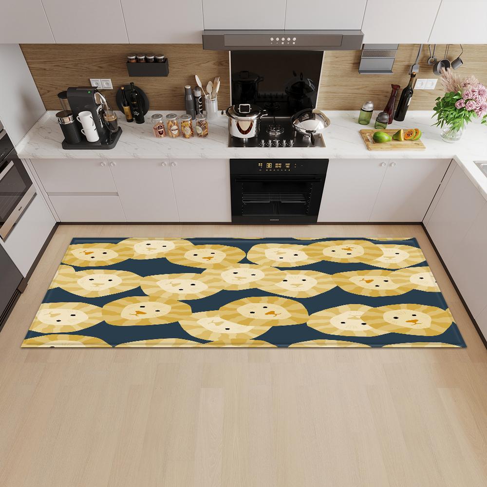 Kitchen mat entrance door mat bedroom long carpet home bathroom non-slip floor living room carpet