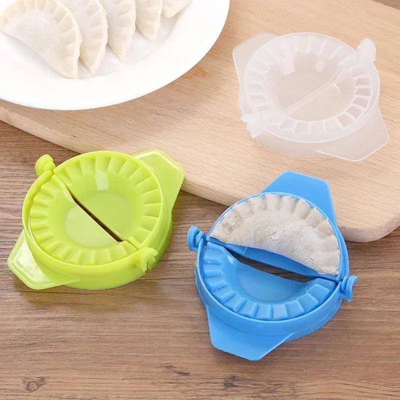 DIY Dumpling Mold Dough Press Ravioli Molds Cooking Pastry Plastic Dumplings Tool Easy Chinese Food Jiaozi Maker Kitchen Tools