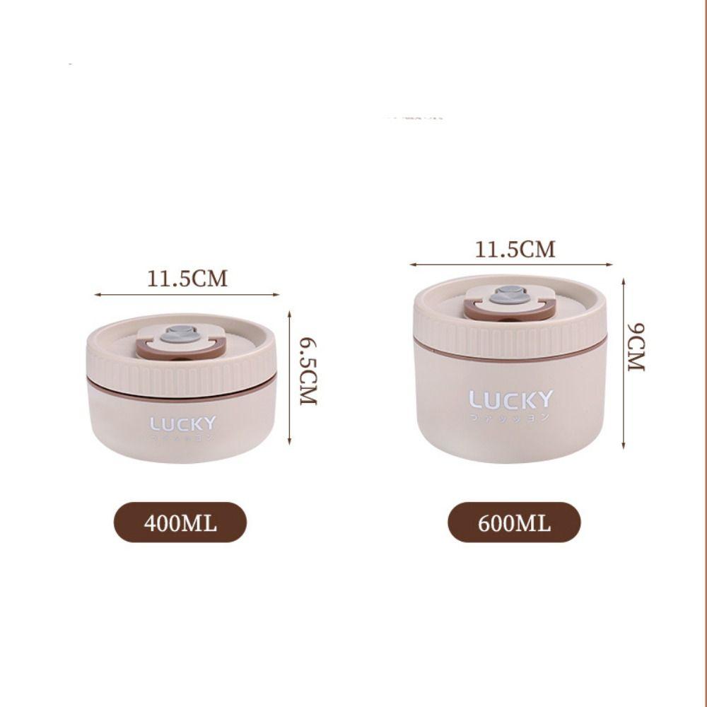 Stackable Food Container Double Layer Soup Bowl Portable Thermal Lunch Box  Office Worker