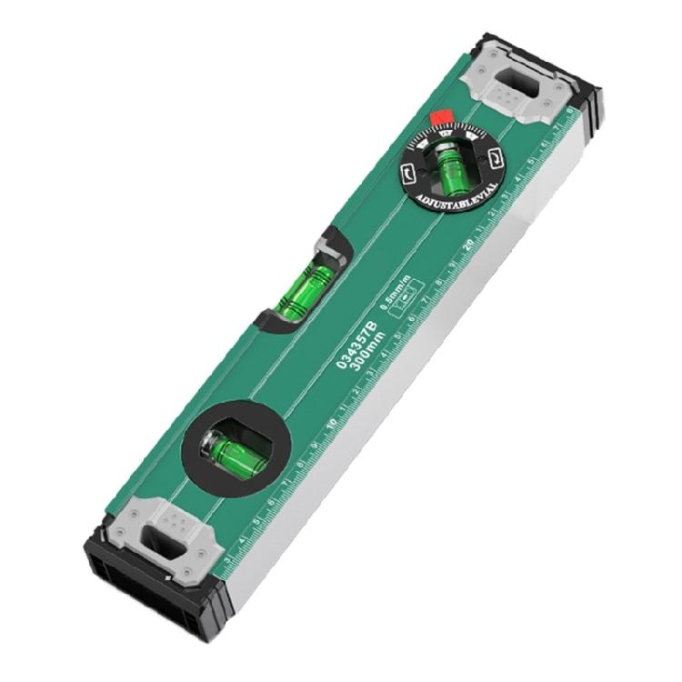 12 дюймов/24 дюйма Высокоточная линейка Инструмент Измерительная линейка 45/90/180 градусов Пузырьковый Сильная магнитная линейка