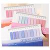 Gradient Long Strip Index Tabs: Highlighting & Classification Labels, Tearable & Smooth Sticky Notes