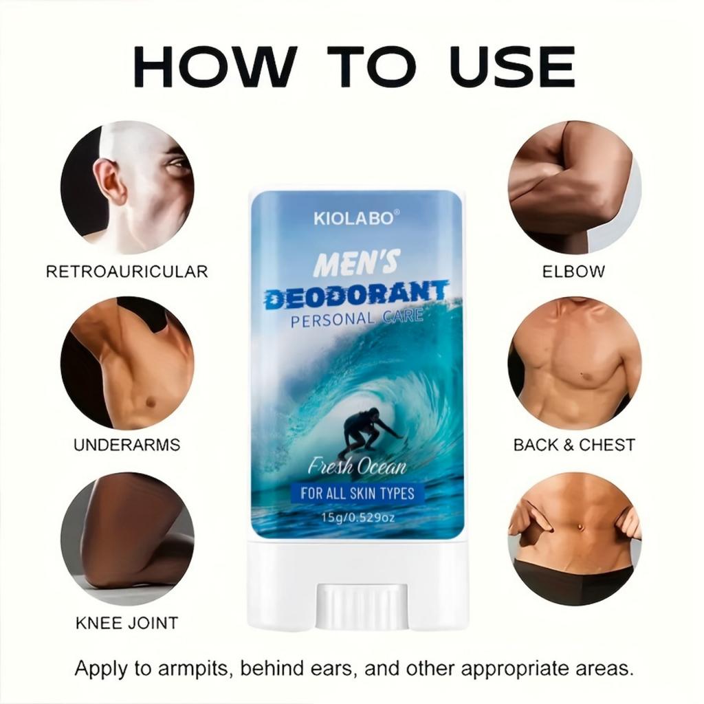 Antiperspirant Deodorant Cream 15g 72-Hour Odor Elimination Portable Fresh Long Lasting Dry