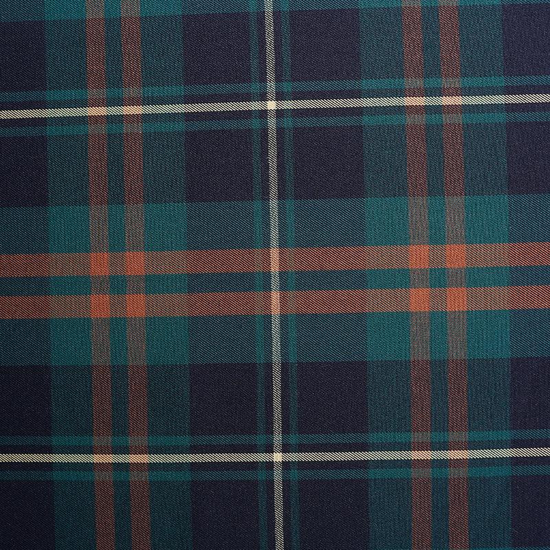 Brytyjska tkanina bawełniana w kratę szkocką i gingham, twill, na mundurki szkolne i spódnice.