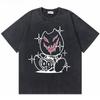Washed Vintage Rapper Bladee  Hip Hop Oversized Tshirt Drain Gang Graphic Tshirt Men Women Fashion Artistic Sense T Shirts