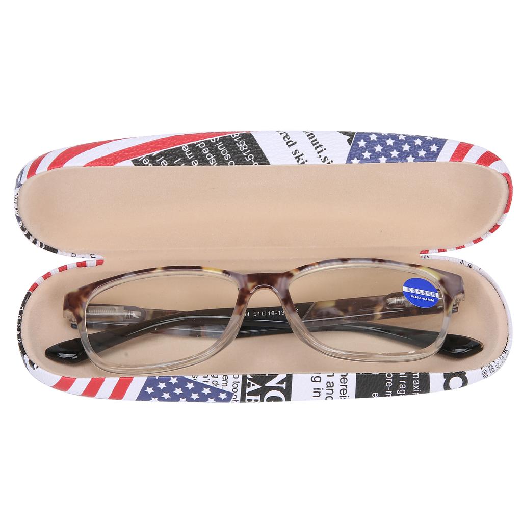 Gray Pattern Frame Stylish Reading Glasses Unisex Elderly Simple Presbyopic Glasses