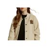 New MLB Velvet Jackets Unisex White 31JP05061-50B