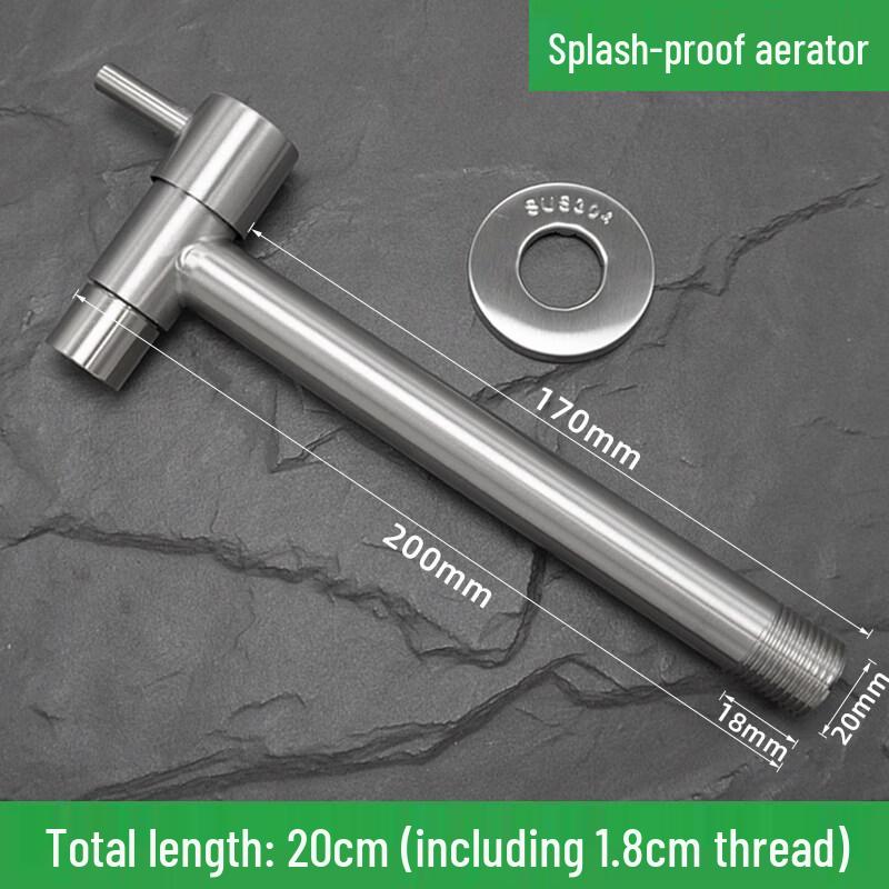 TLXT Stainless Steel Washing Machine Faucet