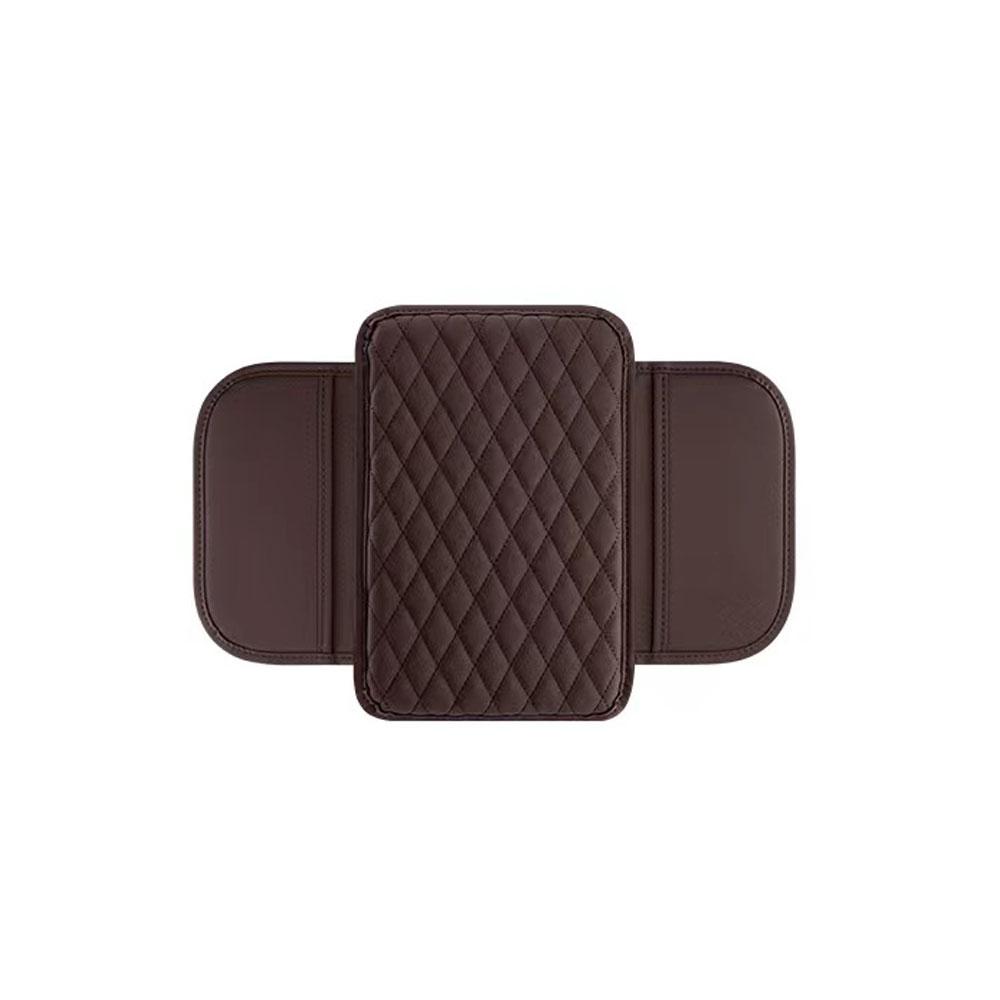 Upgraded Car Center Console Cover Leather Car Armrest Cover Cushion With 2 Storage Bags Car Armrest Storage Box Car Accessories