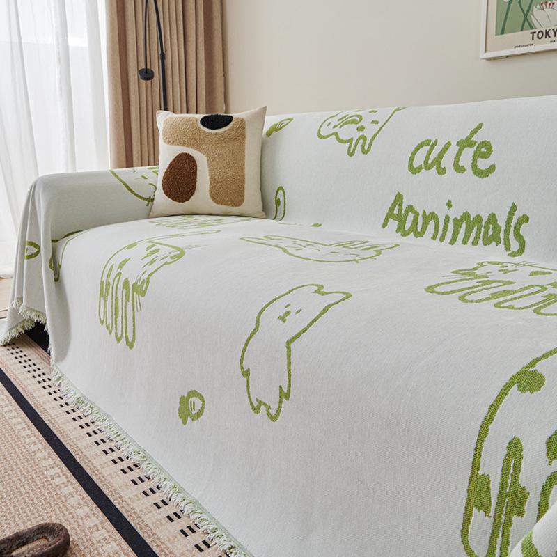 

Новый чехол для дивана 2025 года, универсальное полотенце на все сезоны, нескользящее и устойчивое к царапинам от кошек одеяло для дивана, чехол для дивана с полной защитой, подушка сиденья 90*90cm