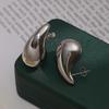 European and American INS Style Stainless Steel Water Drop Gold Ear Studs