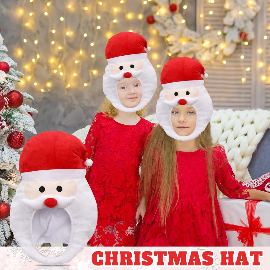Christmas Tree  Old Man Snowman Headgear Hat Gift Party Photo Dress Up Decoration Props