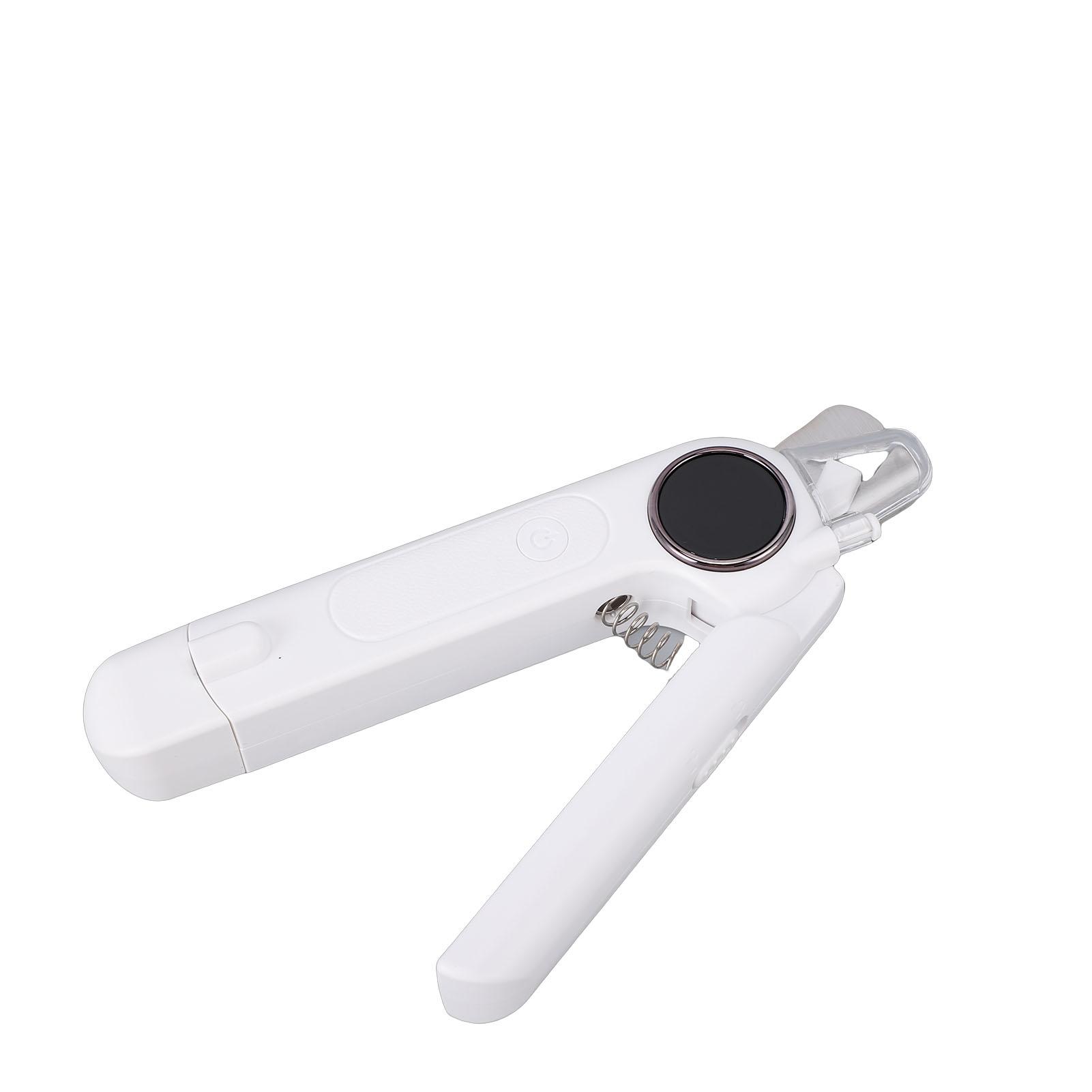 

2 in 1 Pet Nail Clipper Grinder with LED Light Quiet Cat Dog Nail Trimmer Grinder for Small Medium Large Dogs White белый