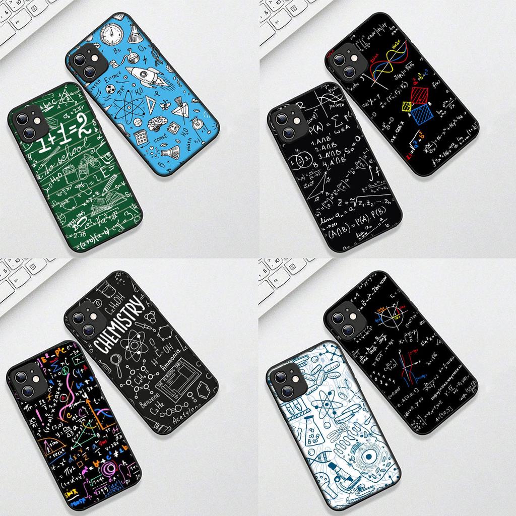 Chemical Maths Equation Formula Phone Case for Samsung Galaxy S24 S25 S23 FE Ultra Plus S7 Edge S25+ S23+ A56 5G Cover