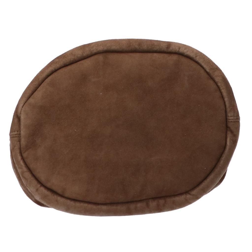 CINQUANTA xSHIPS [Excellent Condition] i-153/1 Suede Drawstring Bag/ Shoulder bag BrownUsed