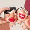 Funny Big Face Shape Tpr Sensory Squishy Toy Soft Rubber Material Toy Slow Rebound Fidget Toy For Friends Stress Relief Gift