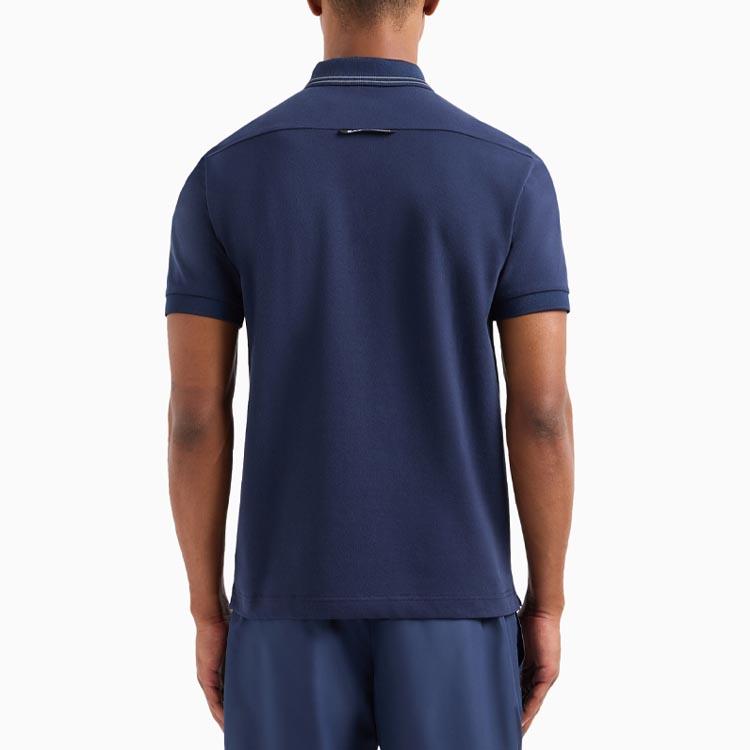 Emporio Armani EA7 SS24 Polo Shirt Men's Navy Blue 3DPF25-PJ04Z-1554