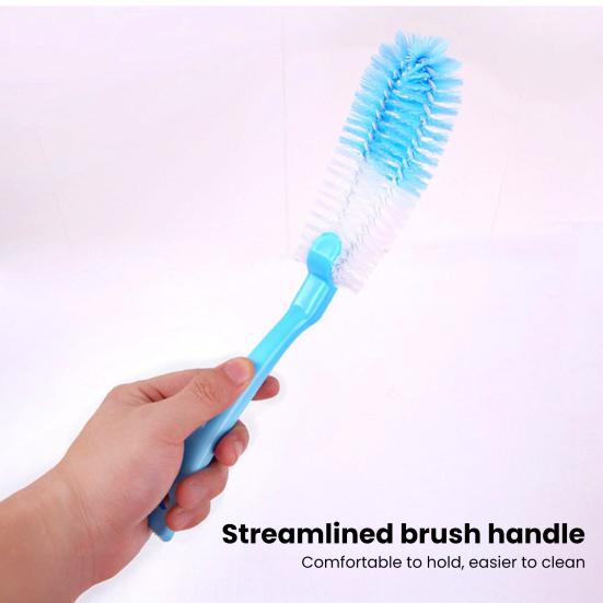 2/3/4Pcs Long Handle Brush Soft Bristles Long Handle Hanging Holes Design Cup Cleaning Scrubber Kitchen Cleaning Tool