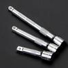 1 4inch Drive Extension Bar Power Tool Ratchet Wrench Rebuild Rod Set Silver Socket Supply Workshop Extender Kit