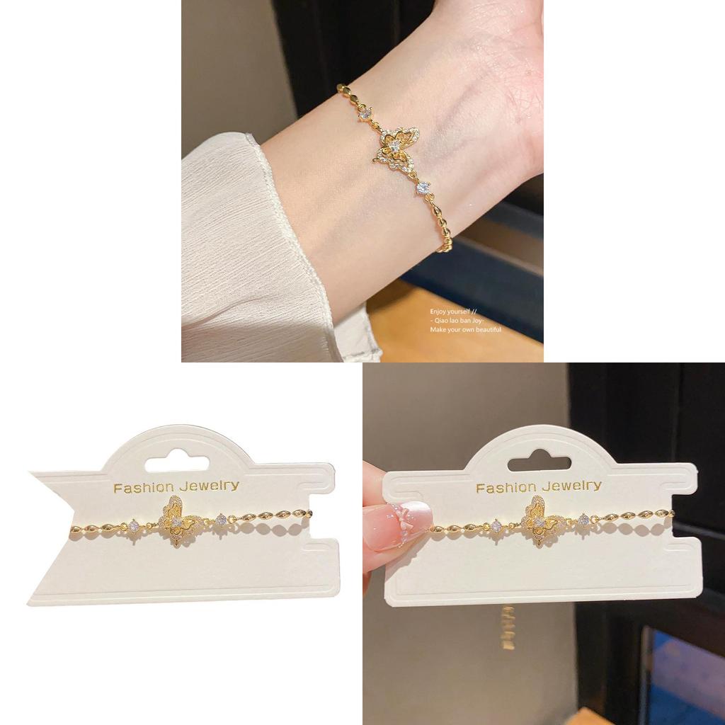 Copper Zircon Insect Design Fashion Hand Chain For Women Office Wear