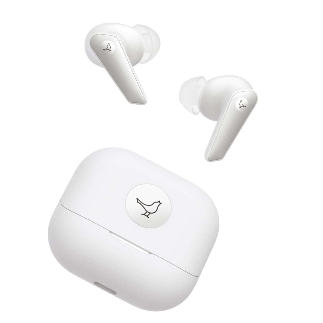 

LIBRATONE Wireless Noise Call Noise Up to 24 Hours of IP54 Dust and Water Wireless Charging Nordic Design AIR+3 Earbuds, Cancelling, Bluetooth, белый