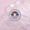 Eye Catching Round Rainbow Brooch Stylish Hat Pin Metal Badge Accessory for Daily Wear Fashionable Clothing Accessories