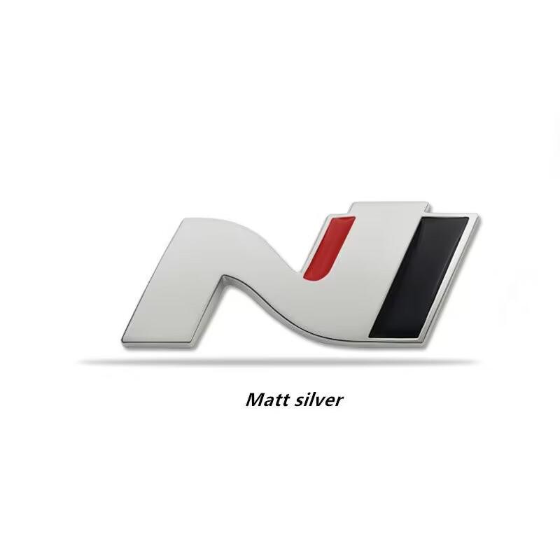 Compatible with Modern High-Performance N-Badge and N-Line Badge for Elantra, Sonata, Mingtu, Tucson, Fiesta Grille