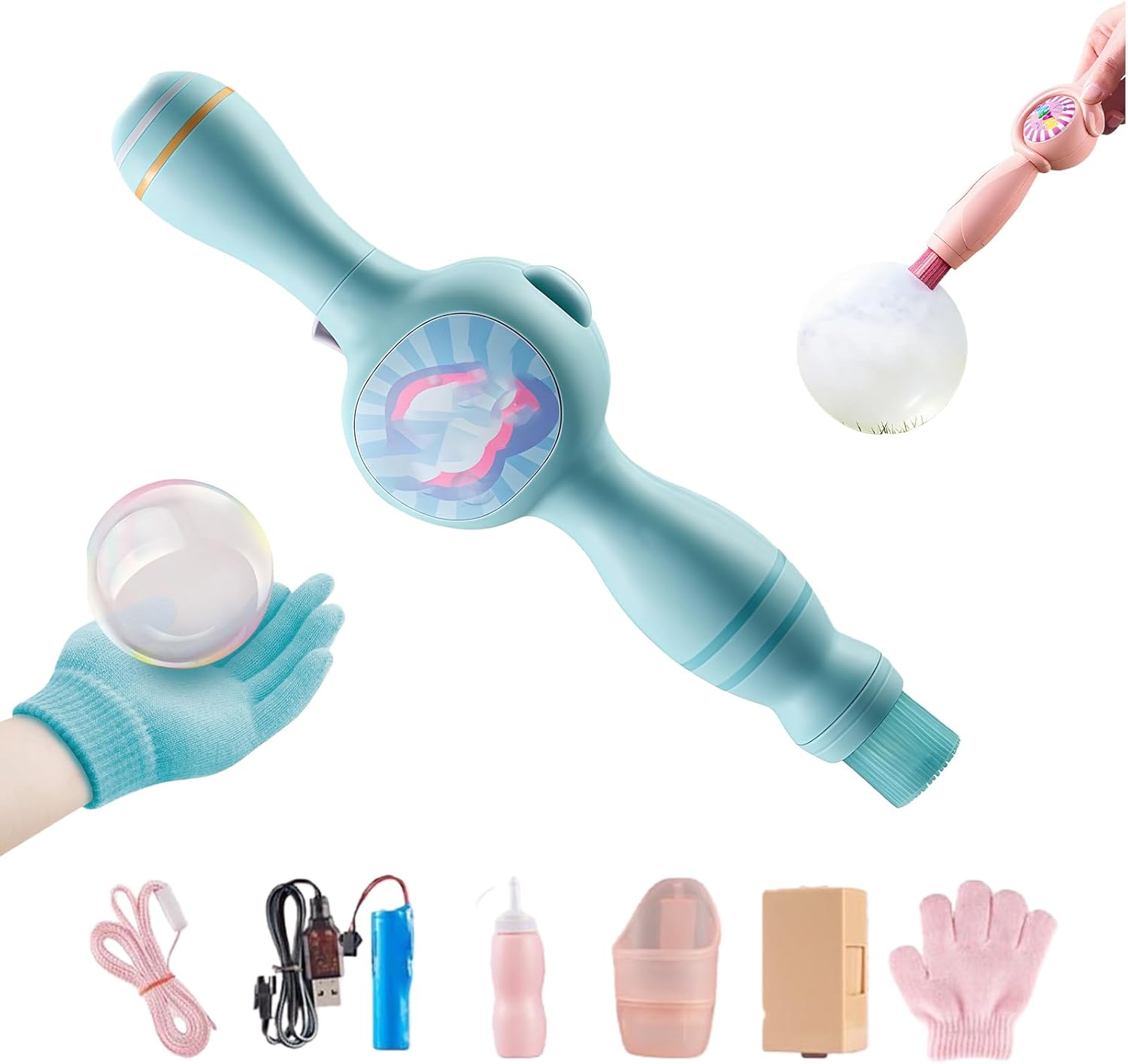 

Волшебная палочка для мыльных пузырей, Машина для цветных дымовых пузырей, Машина для волшебных дымовых пузырей с цветными эластичными пузырями и дымовым эффектом, для использования на вечеринках на открытом воздухе