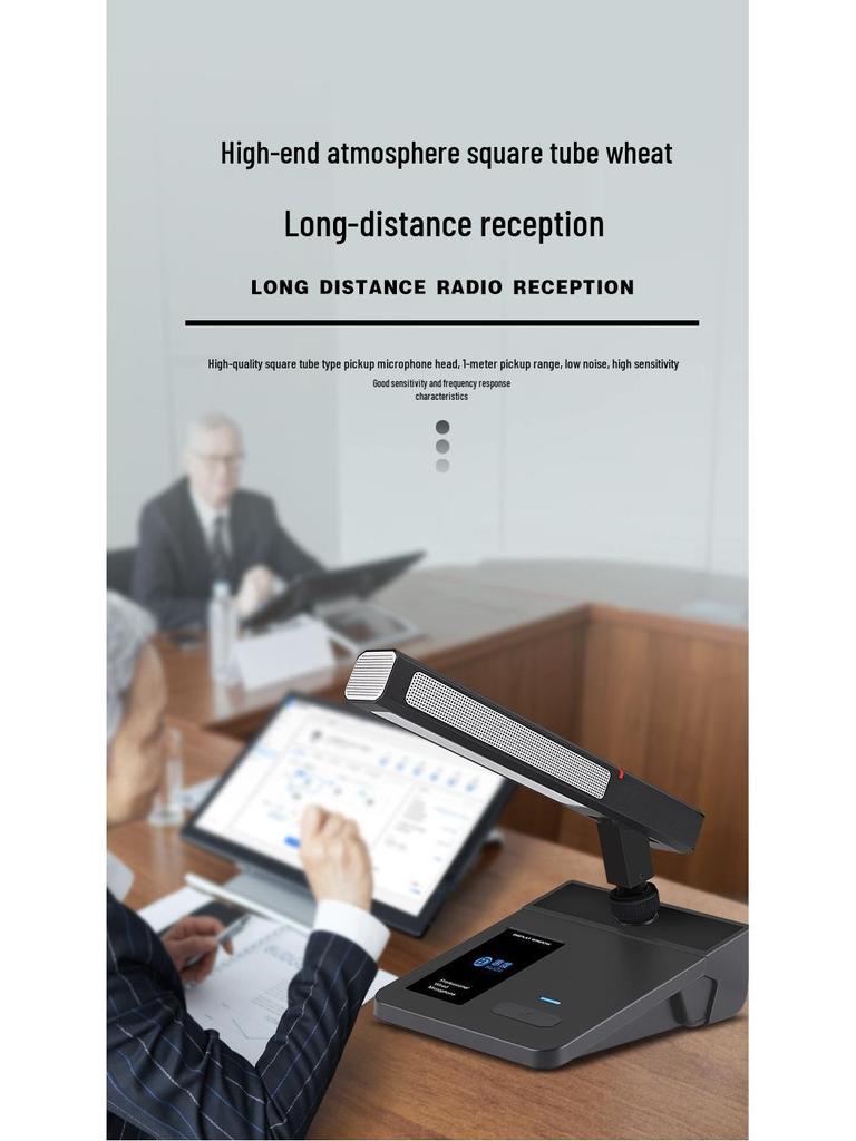 HuiDu Pro Wired Gooseneck Condenser Conference Microphone