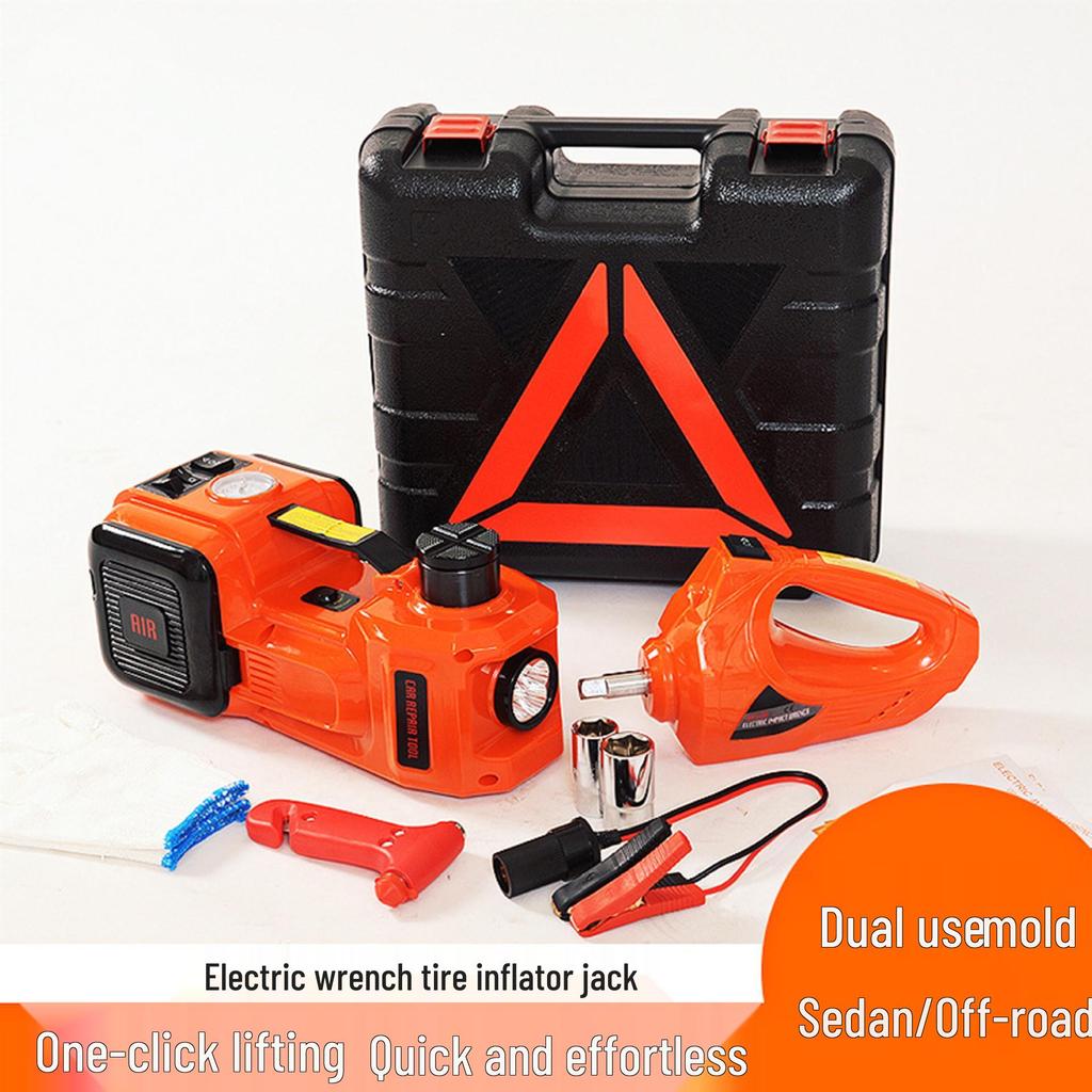 12V Multi-Functional Electric Car Jack and Wrench Set