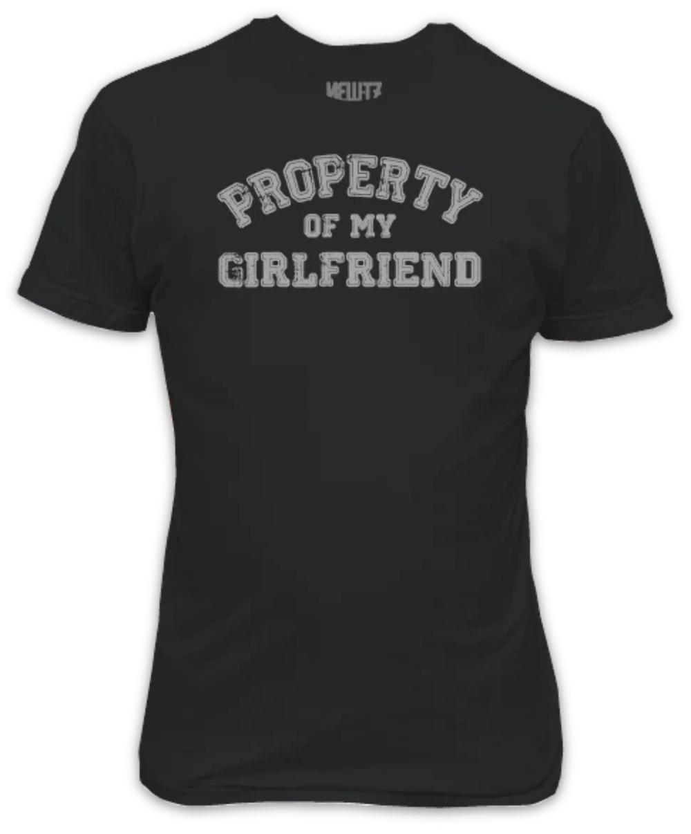Property of my Girlfriend Valentines T-Shirt XXXXL