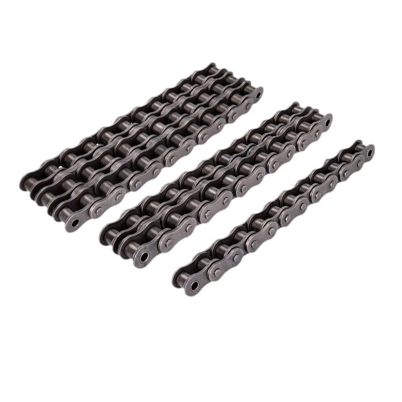 Carbon Steel Industrial B Series Roller Chain: Single & Double Row Short Pitch, Thickened for National Standard.