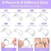 Invisible Ring Size Adjuster for Loose Rings Transparent Ring Guard 4 Sizes