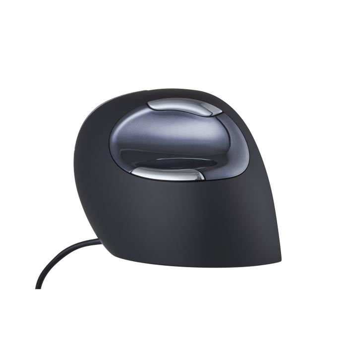 VerticalMouse D, Souris Noir/argent, Petit, RH