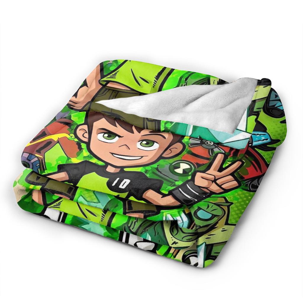 Ben 10 Omnitrix Decken Qualität Super Weich Überwurfdecke Winter Mädchen Jungen Sofa Bett Modischer Bettbezug