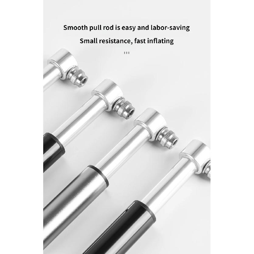 Mini Bike Pump Schrader Presta Valve MTB Road Cycling Pump Aluminum Alloy Bicycle Hand Air Pump Tire Inflator Accessories
